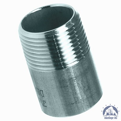 Ниппель нержавеющий Ду 15 1/2'' AISI 316L купить в Минске