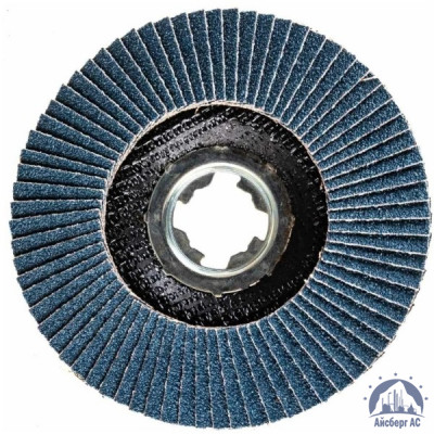 Круг лепестковый КЛТ 125х22 мм, P80, DRONCO ZIRCON POWER купить в Минске