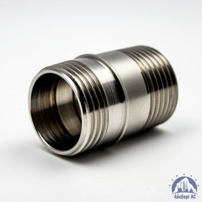 Ниппель переходной нержавеющий DN 25х15 1"-1/2" 33,7х21,3 мм AISI 304 двойной НР-НР