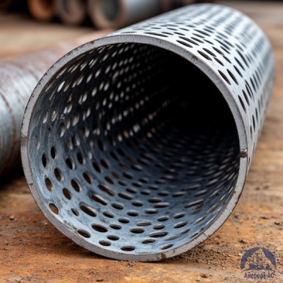 Труба перфорированная стальная купить в Минске