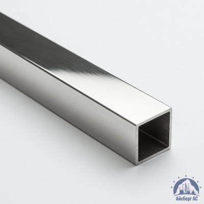 Труба нержавеющая квадратная 50х50х2 мм зеркальная AISI 304 DIN 2395 купить в Минске