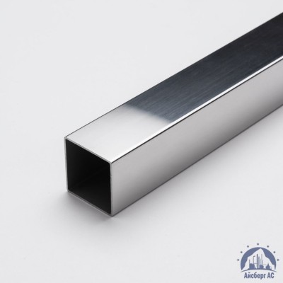Труба нержавеющая квадратная 40х40х1,5 мм зеркальная AISI 304 DIN 2395 купить в Минске