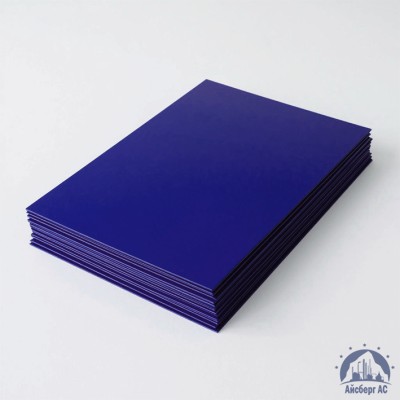 Лист с полимерным покрытием 2х1250х2500 мм RAL 5002 купить в Минске