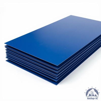 Лист с полимерным покрытием 2х1250х2500 мм RAL 5005 купить в Минске