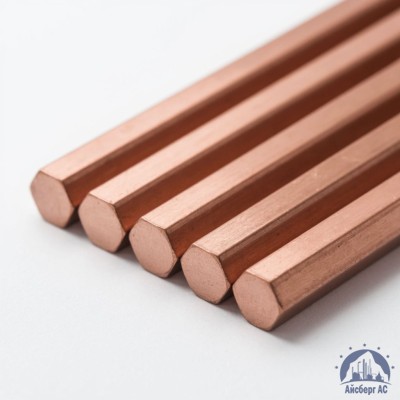 Шестигранник медный 10 мм М1 ГОСТ 1535-2016 купить в Минске