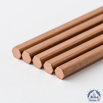 Шестигранник медный 10 мм М3 ГОСТ 1535-2016 купить в Минске