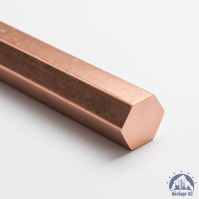 Шестигранник медный 100 мм М1 ГОСТ 1535-2016 купить в Минске