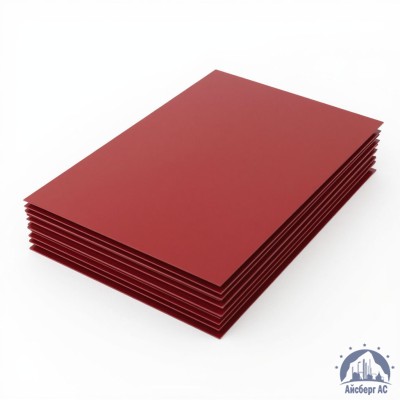 Лист с полимерным покрытием 0,35х1250х2500 мм RAL 3011 купить в Минске