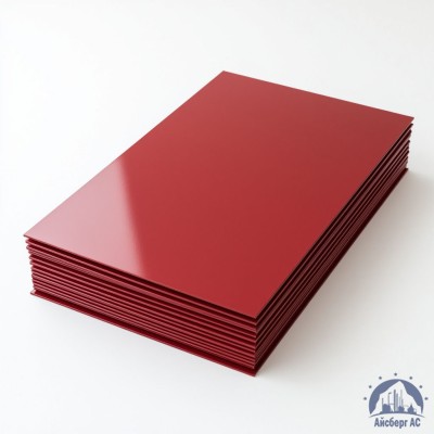 Лист с полимерным покрытием 0,3х1250х2500 мм RAL 3011 купить в Минске