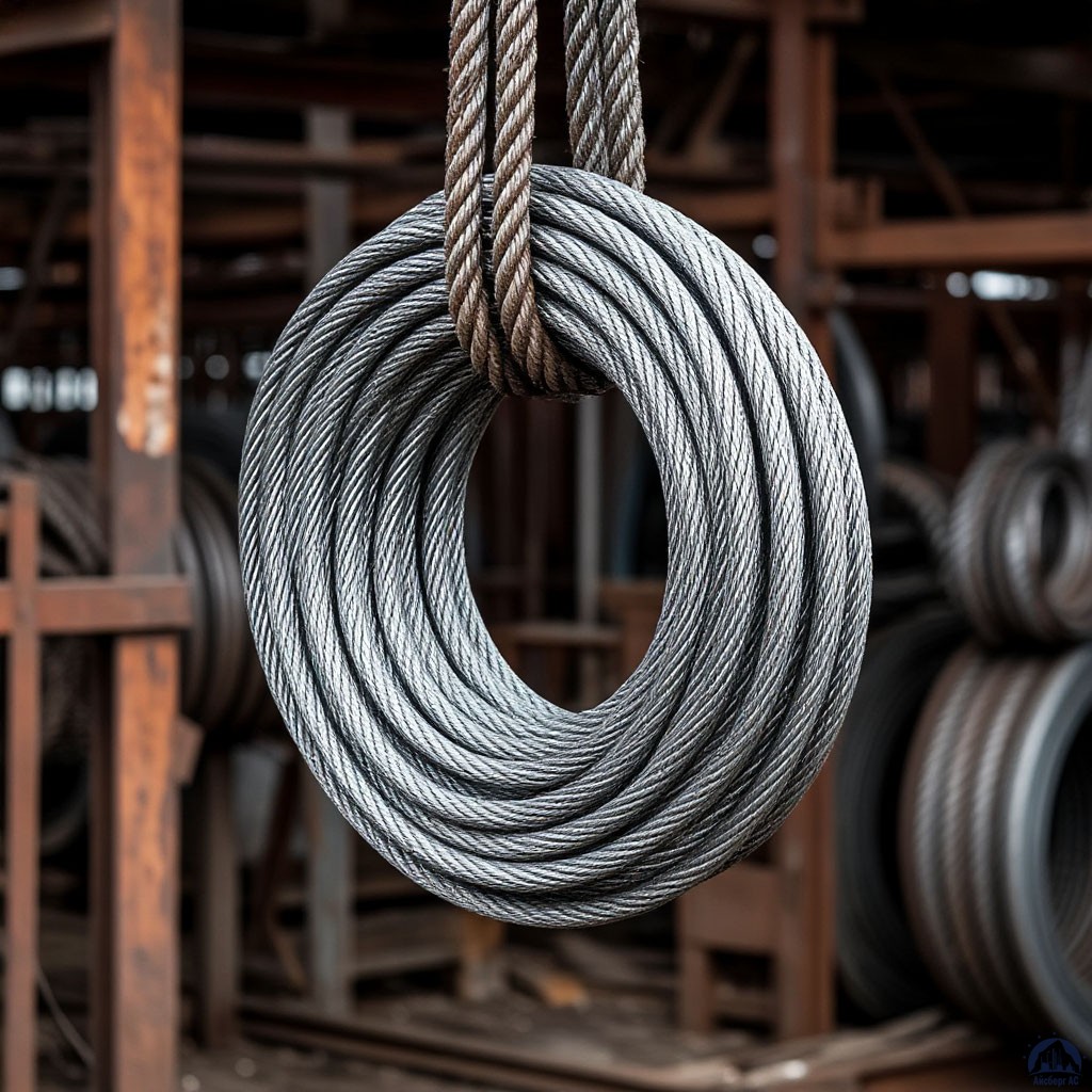 Канат 6,9 мм ГОСТ 2688-80 свивка ЛК-Р 6х19 (1+6+6/6)+1