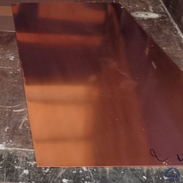 Лист медный 7х600х1500 мм М3 ГОСТ 1173-2006