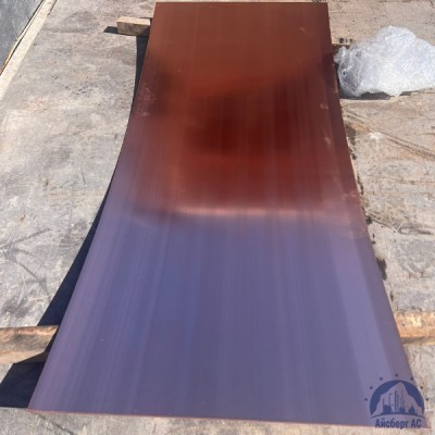 Лист медный 7×600×1500 мм М2Т ГОСТ 1173-2006