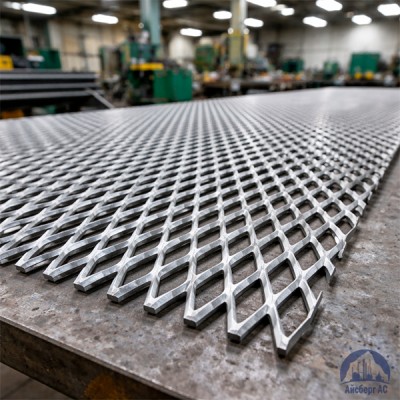 Алюминиевая декоративная просечно-вытяжная сетка 3.20х13.40х2.40 мм купить в Минске