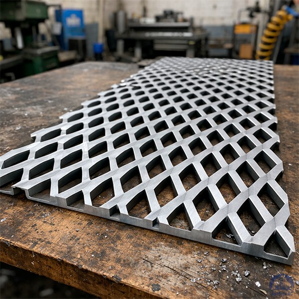 Алюминиевая декоративная просечно-вытяжная сетка 30х139х20 мм