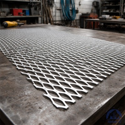 Алюминиевая декоративная просечно-вытяжная сетка 6х30х6,25 мм купить в Минске