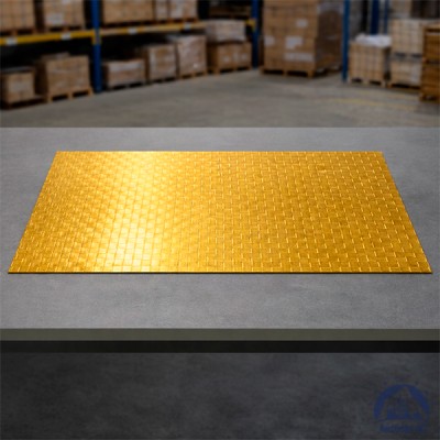 Лист нержавеющий 0,8х1219х2438 мм шлифованная под золото AISI 304 текстурированный купить в Минске