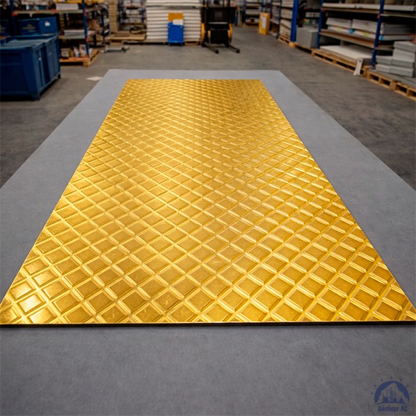 Лист нержавеющий 1,2х1219х2438 мм шлифованная под золото AISI 304 текстурированный