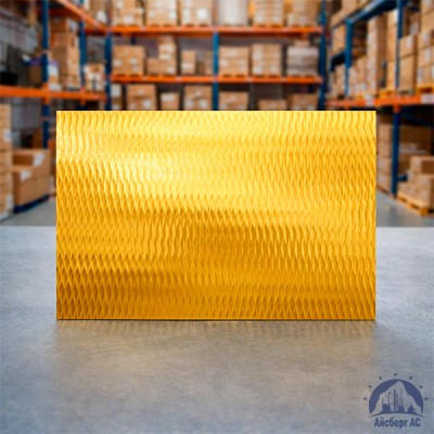 Лист нержавеющий 1,5х1219х2438 мм шлифованная под золото 08Х18Н10 текстурированный купить в Минске