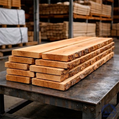 Доска необрезная 25х100 мм лиственница сорт 1 купить в Минске