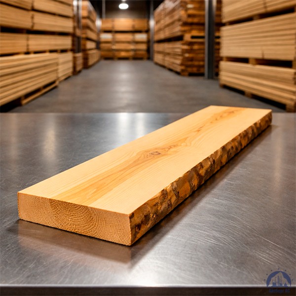 Доска необрезная 25х100 мм лиственница сорт 2