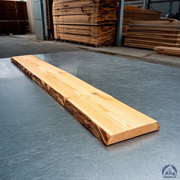 Доска необрезная 25х120 мм лиственница сорт 1