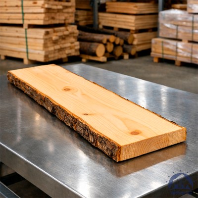 Доска необрезная 25х150 мм лиственница сорт 1 купить в Минске