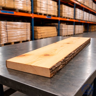 Доска необрезная 25х200 мм лиственница сорт 1 купить в Минске